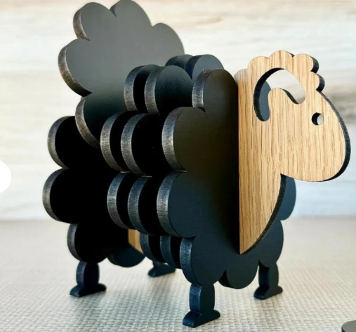 Irish Sheep Coaster Set