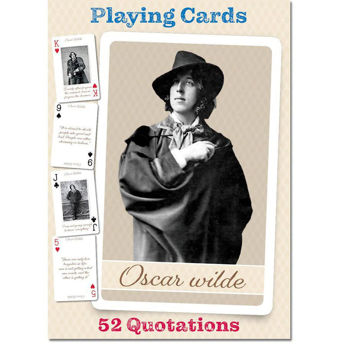Playing Cards Oscar Wilde Quotes